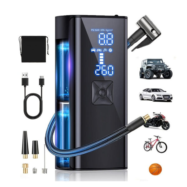 150PSI Portable Cordless Tire Inflator with Digital Gauge - Image 5