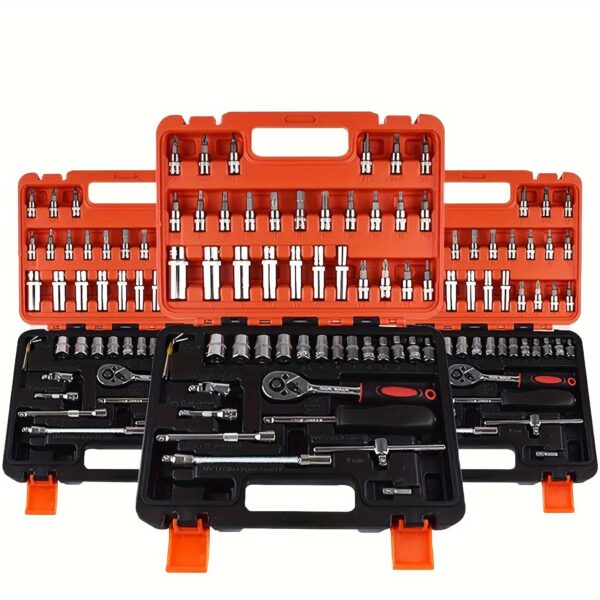 Professional Auto Repair Tool Set 216/53 Pieces with Socket Set - Image 9