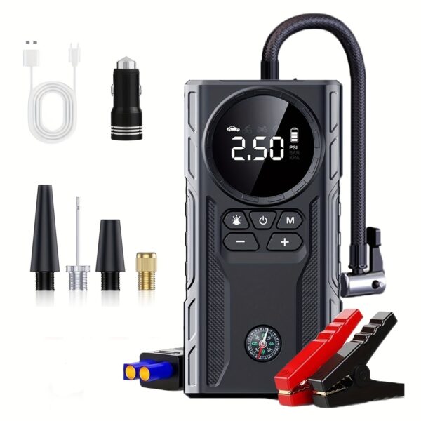 4000A Portable Jump Starter with Air Compressor 150PSI Battery Booster - Image 7