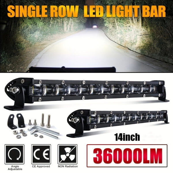 21-inch LED Light Bar - 220W Single Row for Off-Road Vehicles - Image 6