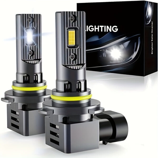 9005 LED Headlight Bulbs 60W 16000LM Cool White 2-Pack