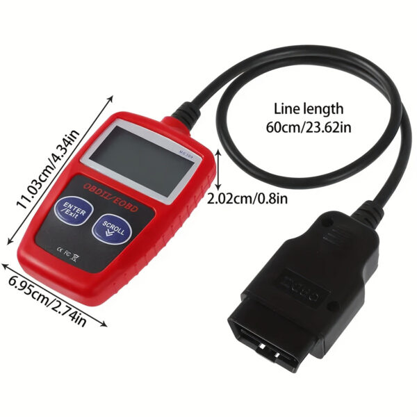 USB OBD2 Car Diagnostic Scanner Code Reader Multi-Language - Image 2