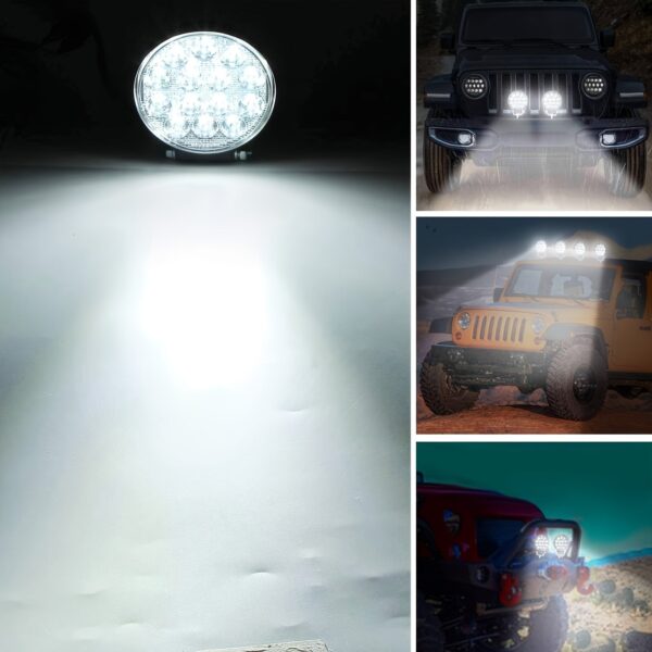 Circular LED Light Strip with Work Light 140W 14000LM for Off-road Vehicles - Image 5