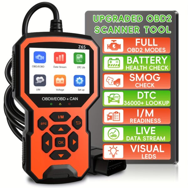 Professional OBD2 Car Diagnostic Scanner - Enhanced Code Reader & Reset Tool - Image 7
