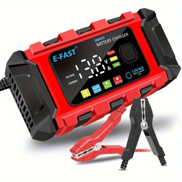 12V 6A Smart Car Battery Charger and Maintainer