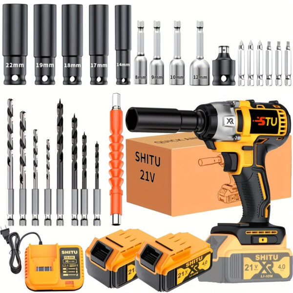5TU Cordless Impact Wrench Kit 4000mAh with Battery - Image 7
