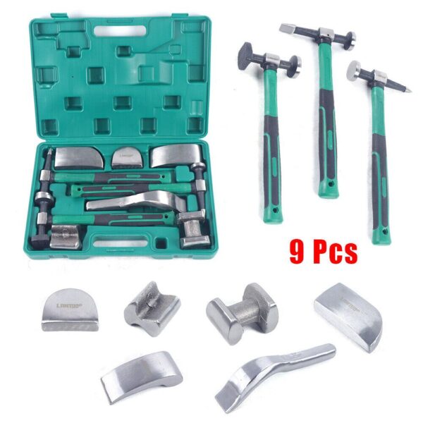 Auto Body Repair Tool Set 9pc Steel - Image 7