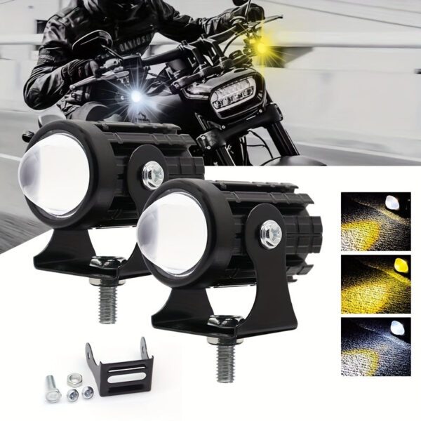 Universal 24W LED Work Light 2-Pack White/Amber - Image 7