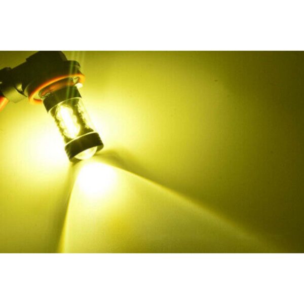 H8/H11 Yellow LED Fog Lights 3000K - BMW 3/5 Series - Image 4