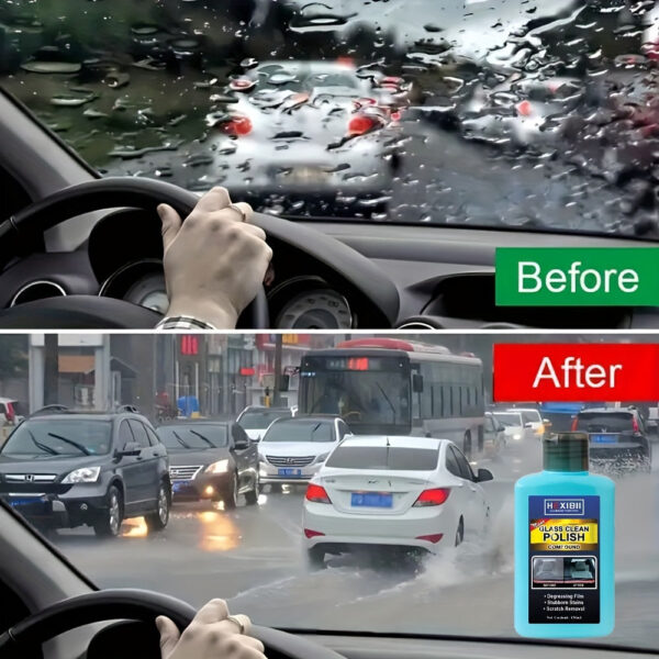 Car Glass Oil Film Cleaner and Remover