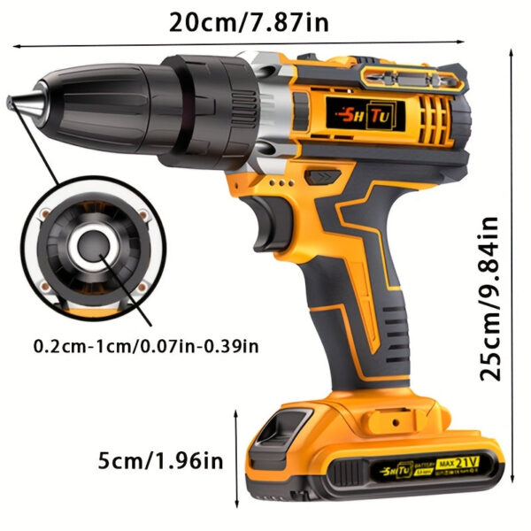 5TU Cordless Impact Wrench Kit 4000mAh with Battery - Image 5