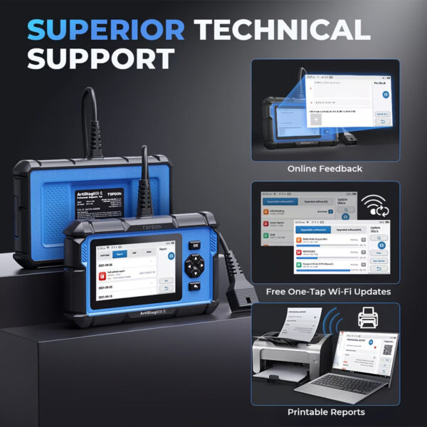 Artidiag600S OBD2 Scanner AD600S with 9 Reset Services - Image 6