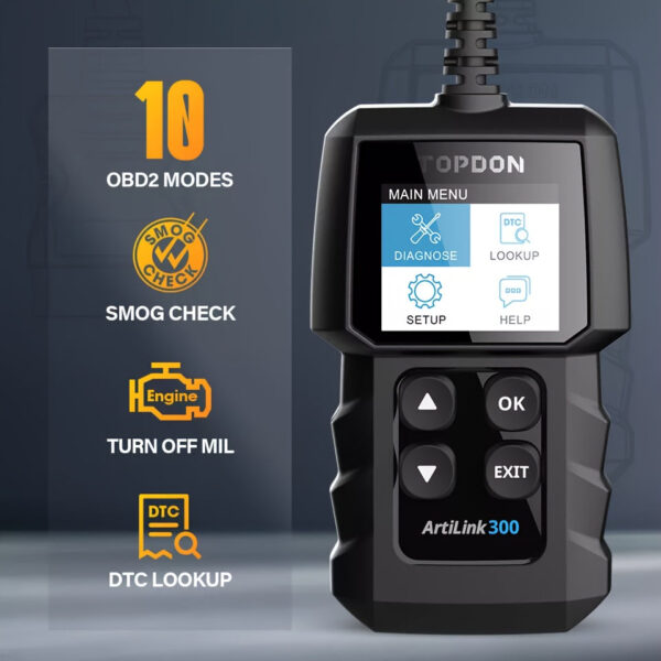 AL300 OBD2 Car Diagnostic Scanner - Image 5