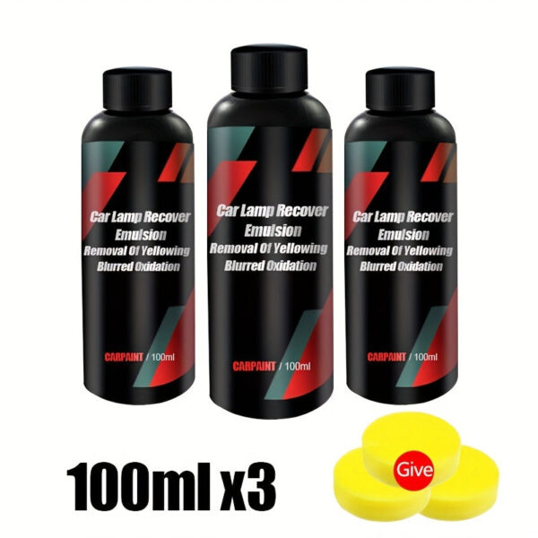 Car Headlight Restoration and Polishing Kit - Image 8