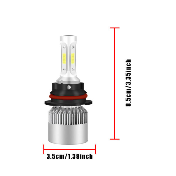 Dodge RAM 1500-3500 LED Headlight Bulbs 9004 6000K 1994-2001 - Image 2