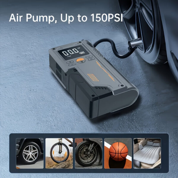 5000A Car Jump Starter with Air Pump and Battery Pack