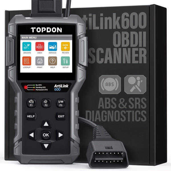 OBD2 Scanner AL600 ABS SRS Diagnostic Tool with Maintenance Reset - Image 7