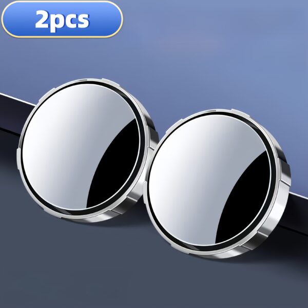 Blind Spot Car Mirror Round Convex 360° Wide Angle 2-inch 2-Pack - Image 3