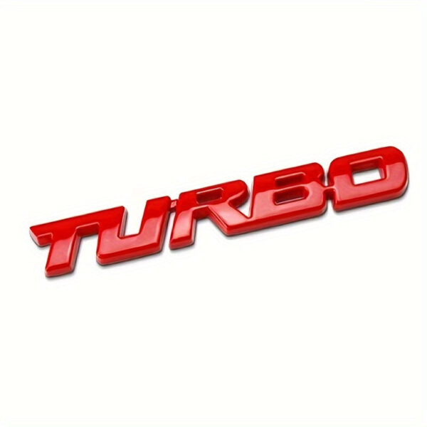 TURBO Metal Car Emblem Badge Sticker - Image 7