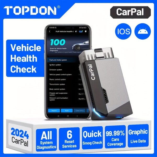 Carpal OBD2 Wireless Car Scanner - All System Diagnostic Tool for iOS & Android - Image 7