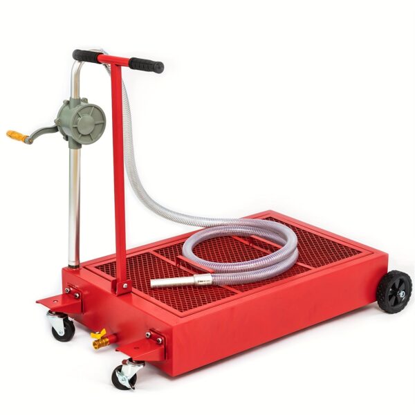 Oil Drain Pan with Pump and 39-inch Hose Low Profile - Image 3