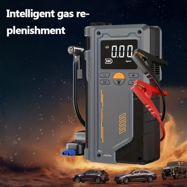 5000A Car Jump Starter with Air Pump and Battery Pack - Image 5