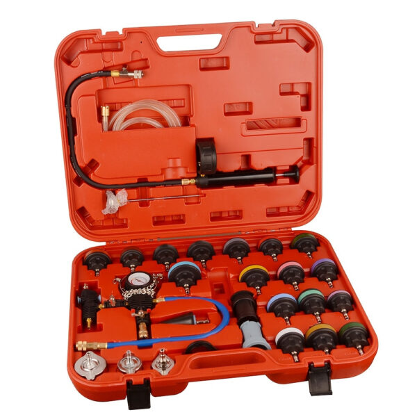 28pc Radiator Pressure Tester and Cooling System Refill Kit - Image 6