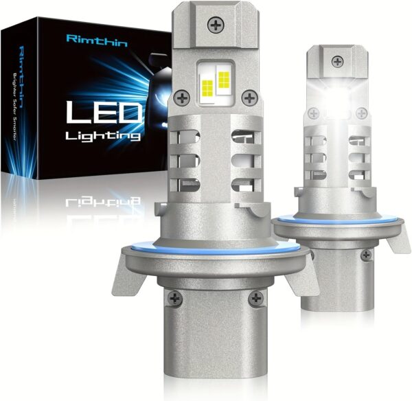 H13 9008 LED Headlight Bulbs 6000K White Car Lights - Image 6