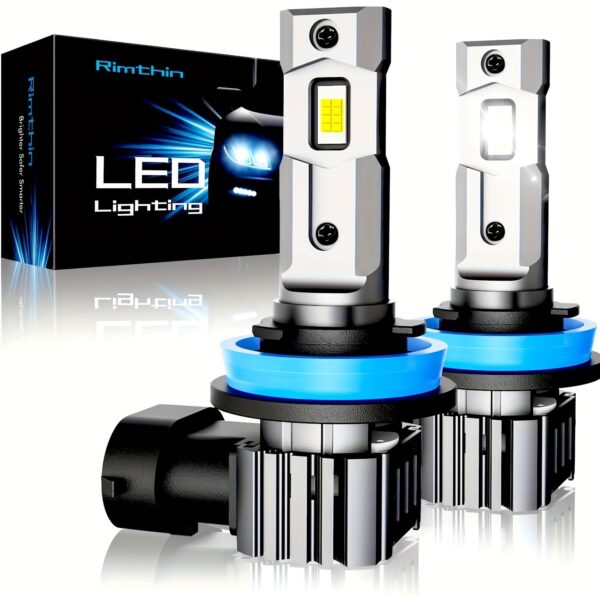 H11 LED Headlight Bulbs 2-Pack White 6500K - Image 7