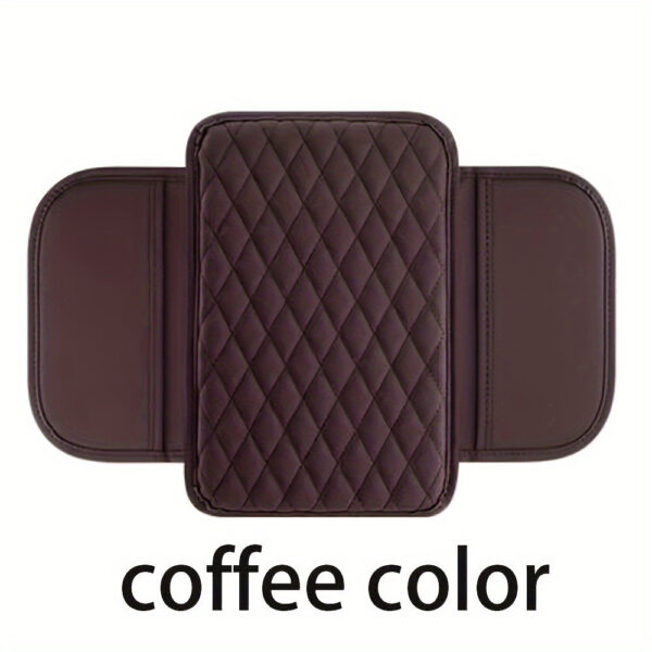 Universal Car Center Console Armrest Cover with Storage Pockets - Image 2
