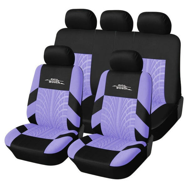 Universal Car Seat Covers with Tire Track Design - Image 7