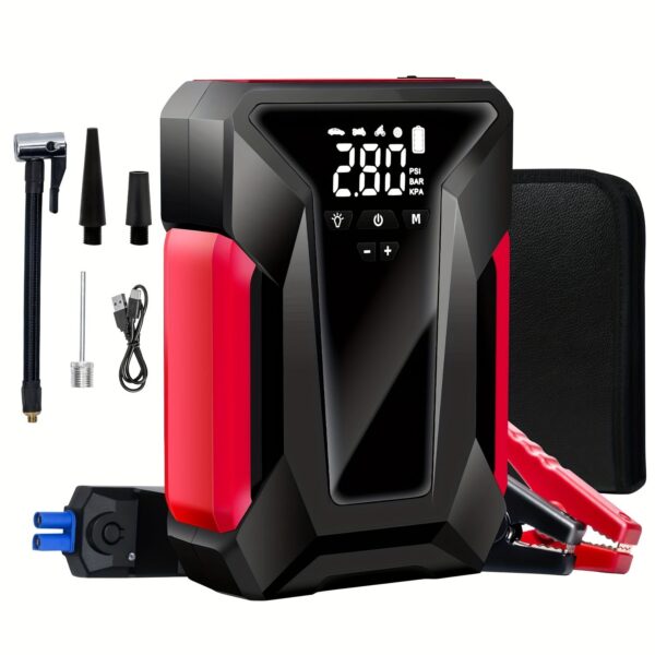 150PSI Portable Cordless Tire Inflator with Digital Gauge - Image 7