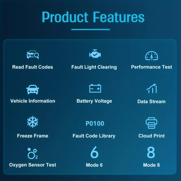 OBD2 Scanner Engine Diagnostic Code Reader Tool - Image 3