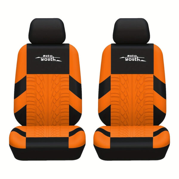 Universal Low Back Car Seat Covers Front Set - Image 2