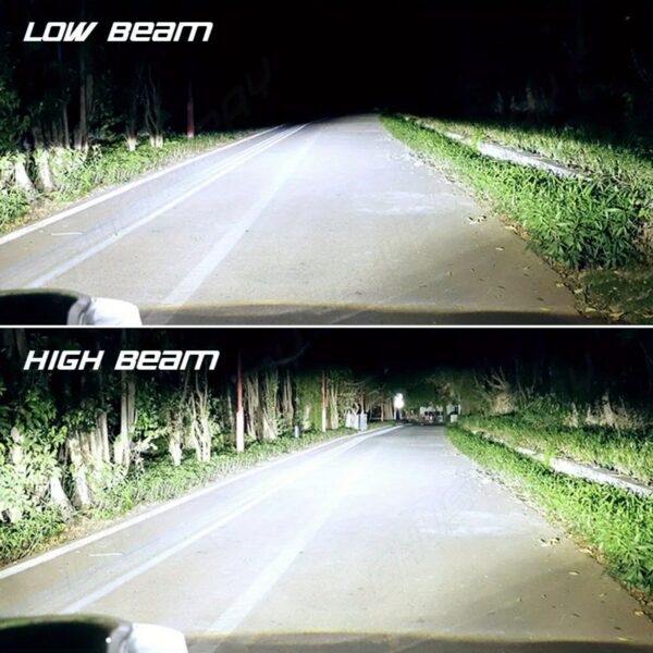 9005 H11 LED Headlight High Low Beam Bulb Kit White 4-Pack - Image 3