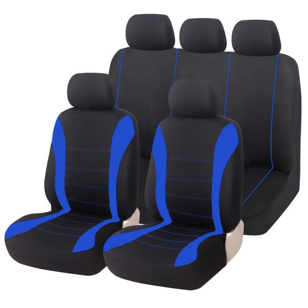 Universal 5-Seat Car Seat Cover Set - Full Vehicle Coverage - Image 3