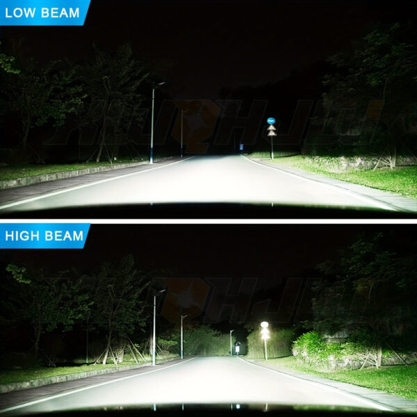 H11 H9 H8 9005 HB3 LED Headlight Bulbs 6000K White Combo Pack - Image 4