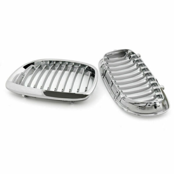 Front Grille Chrome Mesh for BMW E46 3 Series 2003-2005 - Image 3