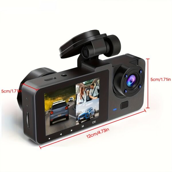 4K Dual Dash Camera with Night Vision and 32GB SD Card - Image 3