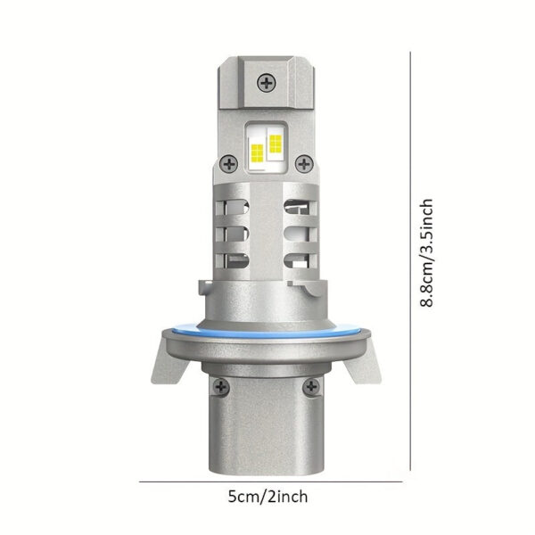 H13 9008 LED Headlight Bulbs 6000K White Car Lights - Image 4