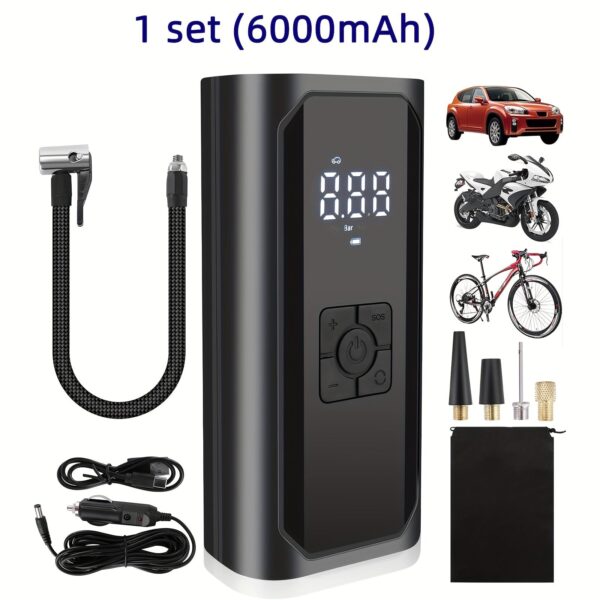 Portable Air Compressor 150PSI with Digital Gauge - Image 2
