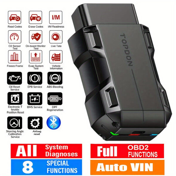 TopScan OBD2 Scanner Wireless Diagnostic Tool - Image 7