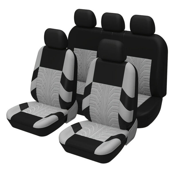 Universal Beige Car Seat Cover Set 9-Piece - Image 4