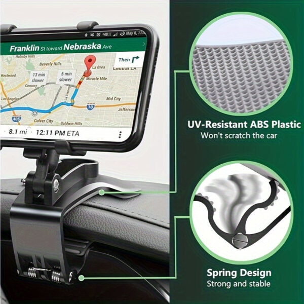 Universal Car Phone Mount 360° Rotating Clip