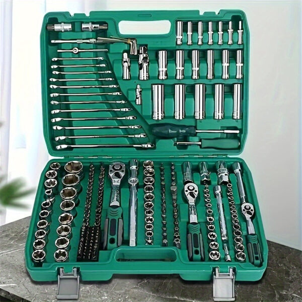 Professional Auto Repair Tool Set 216/53 Pieces with Socket Set - Image 3