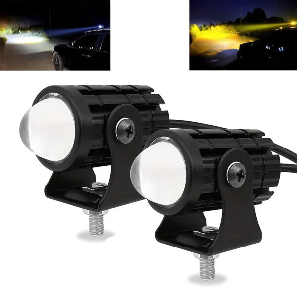 Universal 24W LED Work Light 2-Pack White/Amber