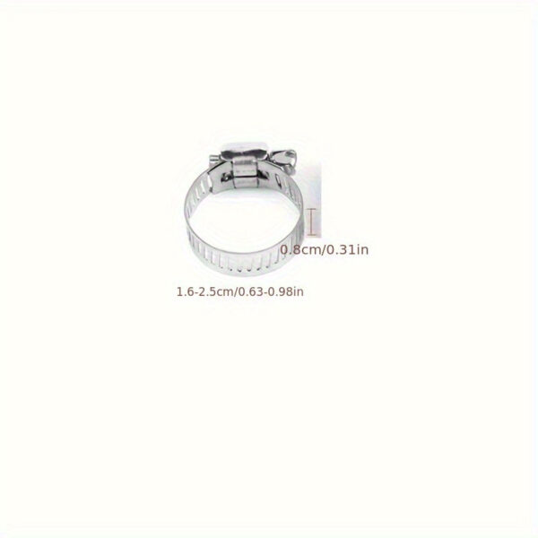 Stainless Steel Hose Clamp 1.3-1.9cm - Image 2
