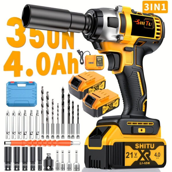 5TU Cordless Impact Wrench Kit 4000mAh with Battery