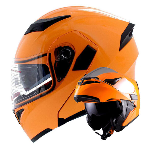 Motorcycle Modular Full Face Helmet with Dual Visor - Image 54