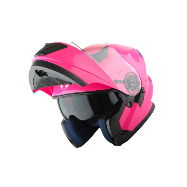 Motorcycle Full Face Modular Helmet Dual Visor LED Modular901 - Image 22